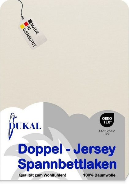 DUKAL Spannbettlaken Kinderspannbettlaken, 32 verschiedene Farben, 100% Baumwolle, Doppel-Jersey, Gummizug: rundum, (1 Stück), 40x90 cm, aus hochwertigem Doppel-Jersey, Made in Germany