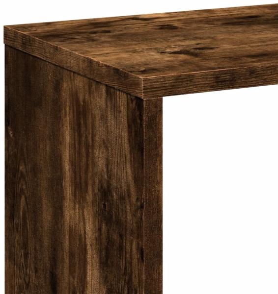 vidaXL Raumteiler-Bücherregal Räuchereiche 67x25x161,5cm Holzwerkstoff 858079 Bild 8