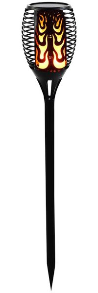 LED Solarlampe, Feuer-Effekt, Fackel, Erdspieß, H 85 cm