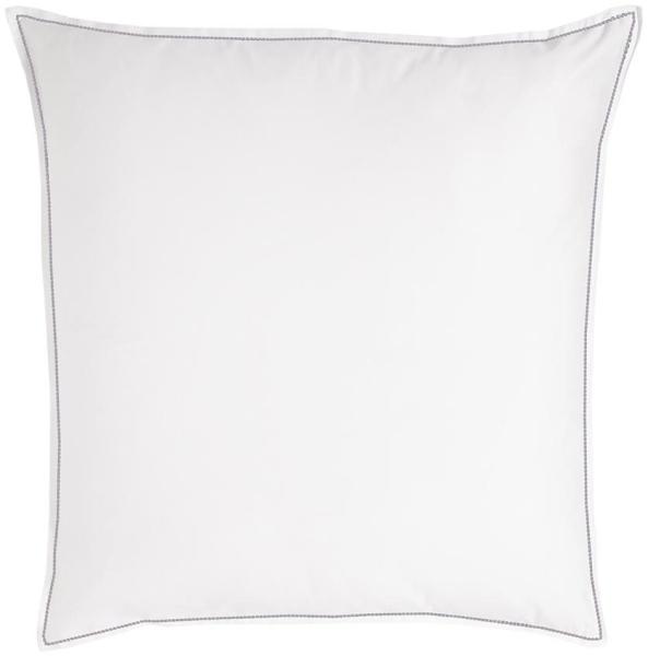 Traumschlaf Uni Kissenbezug White Collection Pico-Pico|70x90 cm| dark-grey