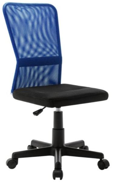 vidaXL Bürostuhl Schwarz und Blau 44x52x100 cm Netzgewebe 289511