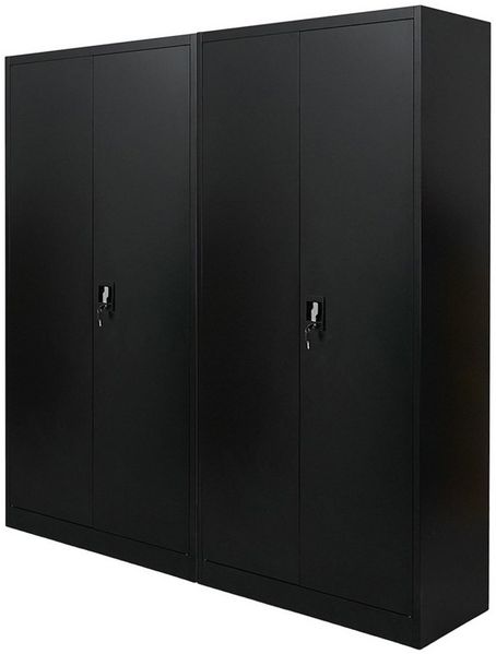 PROREGAL® Mehrzweckschrank Mega Deal Flügeltürenschrank ELEPHANT (2-St) Robuster Flügeltürenschrank Stahlschrank Werkstattschrank Spind