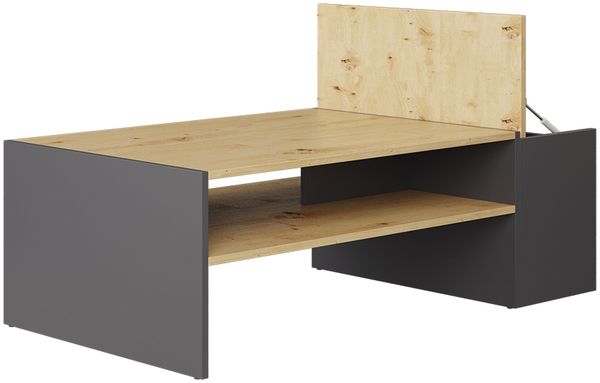 Couchtisch Rubby Artisan Eiche/Anthrazit 110 x 60 cm Vicco
