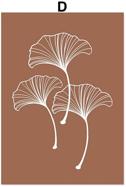Poster Linien Abstrakte Formen und Körper als Deko Print ohne Rahmen - D / 30 x 40 cm