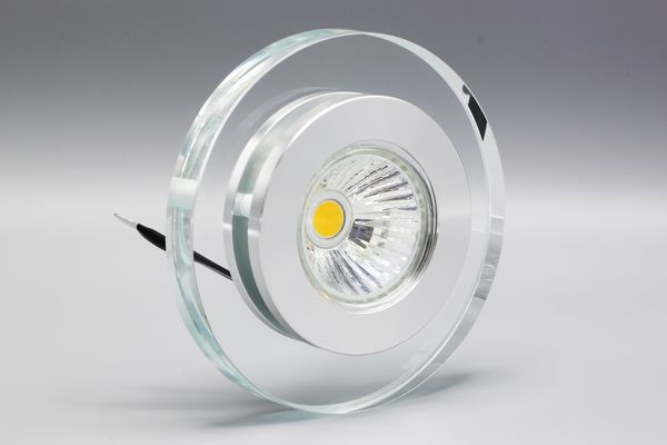 MILI 10er Set Einbauleuchtenn 5W GU10 3000K Warmweiss 230V 350 lumen Alu gebürstet