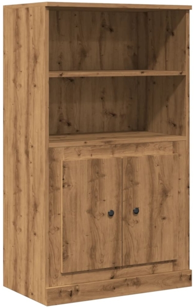 vidaXL Highboard Artisan-Eiche 60x35,5x103,5 cm Holzwerkstoff 857148