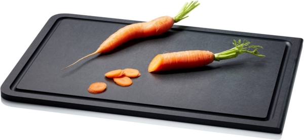 Continenta 'Duracore' Tranchierbrett, Holzpapierfaser Schwarz, 38,5 x 27 x 0,9 cm