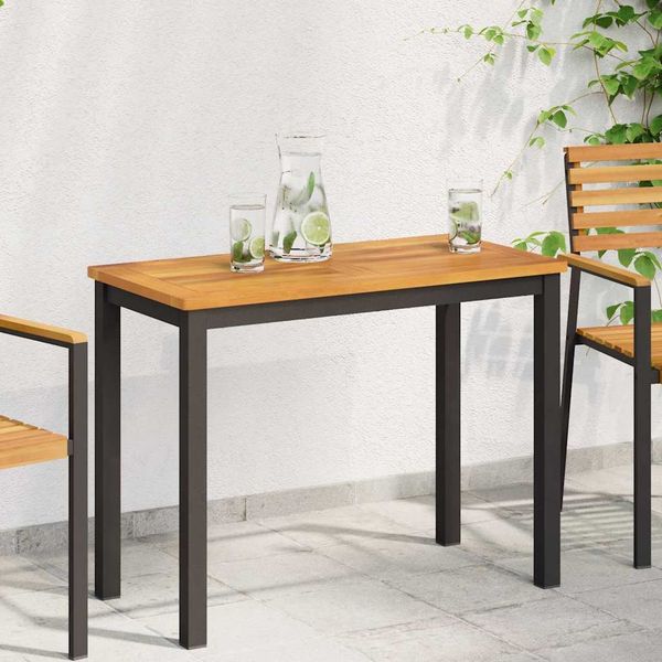 vidaXL Tischplatte Öl-Natur 80 x 40 x 2 cm Massivholz Akazie 4108093