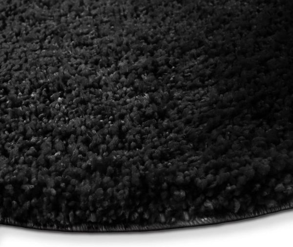 Karat Badematte Karat, runder Badteppich, Viele Farben, Fußbodenheizung geeigent, Höhe 30 mm, rutschfeste Latexbeschichtung, Extrem weicher, dichter Hochflor, Polyester, Waschmaschinenfest
