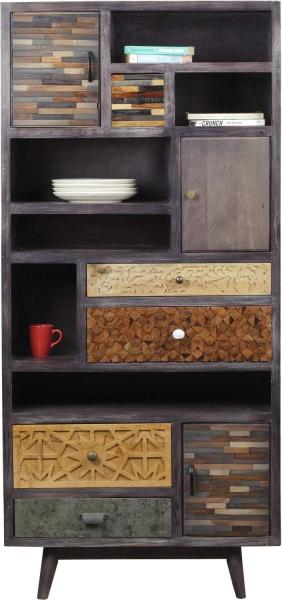 Regal TOBOL aus Mango, Akazie, MDF FSC Recycled