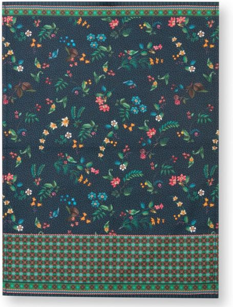 PiP Studio Geschirrtuch Berry Blues Geschirrtuch blau 50x70cm 2er Set