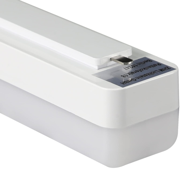 ZMH Deckenlampe LED Deckenleuchte Küche - 20cm Tageslicht Decke Weiß Küchenlampe Lang 13W Flurlampe Innen Kellerlampe 4000K Neutralweiß Tageslichtlampe für Flur Keller Garage Büro Schlafzimmer Bild 5