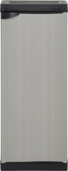 vidaXL Garten-Lagerschrank mit 1 Boden Grau und Schwarz 35x40x85 cm 340982