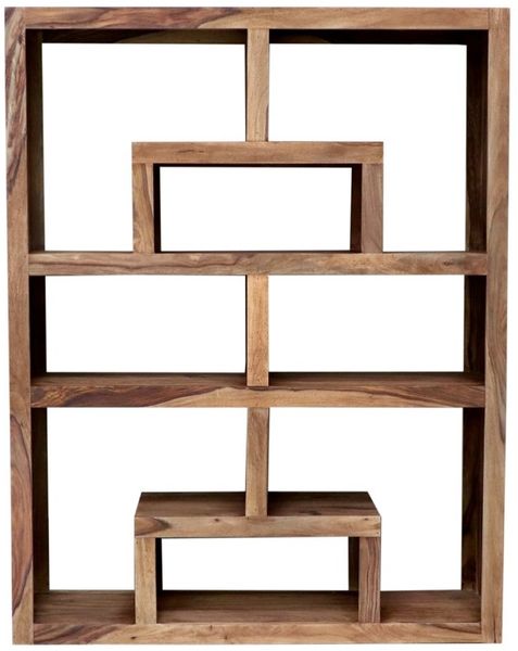 Bücherregal Tara 140x180x35 aus indischem Sheesham-Massivholz