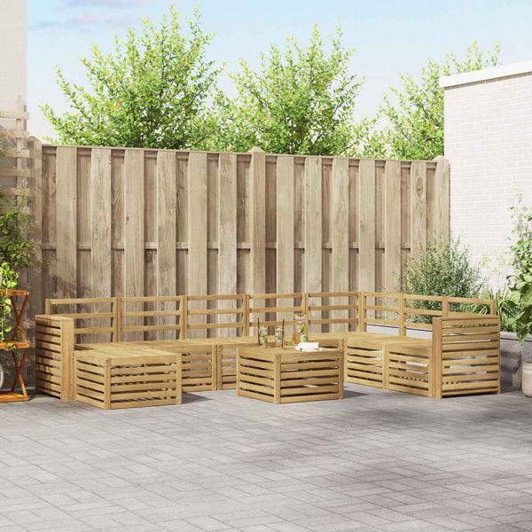 vidaXL Sofagarnituren Massivholz Akazie 3392359