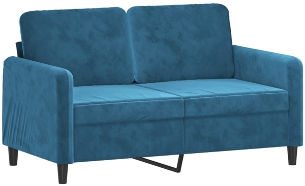 vidaXL 2-tlg. Sofagarnitur Blau Samt 3202023 Bild 2