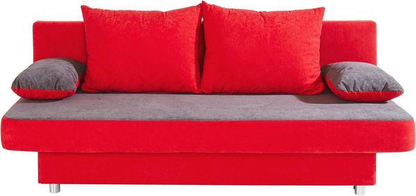 COLLECTION AB Schlafsofa Ulla inkl. Bettfunktion und Bettkasten, Schlafsofa,Bettfunktion,Bettkasten,inkl. Rückenkissen,Armlehnekissen