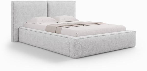 Micadoni Bett Jodie Boucle Baloo Hellgrau 160x200