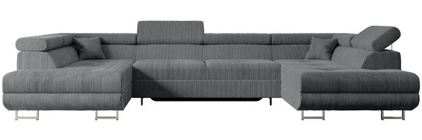 ALTDECOR Wohnlandschaft GUSA-U, Couch mit Schlaffunktion, Wohnzimmer - Ecksofa, Corner Sofa Bett Eckcouch Couch L-Form Schlafcouch Ausziehbar