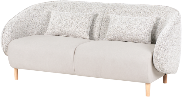 Beliani 'UMEA' Sofa, Stoff hellbeige, 190 x 85 x 78 cm Bild 5