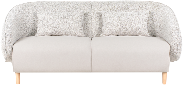 Beliani 'UMEA' Sofa, Stoff hellbeige, 190 x 85 x 78 cm Bild 4