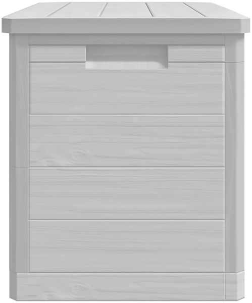 vidaXL Outdoor-Kissenbox Grau 77,5x44,5x53 cm Polypropylen 366603 Bild 6
