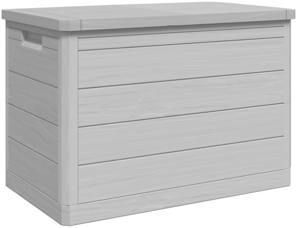 vidaXL Outdoor-Kissenbox Grau 77,5x44,5x53 cm Polypropylen 366603 Bild 7