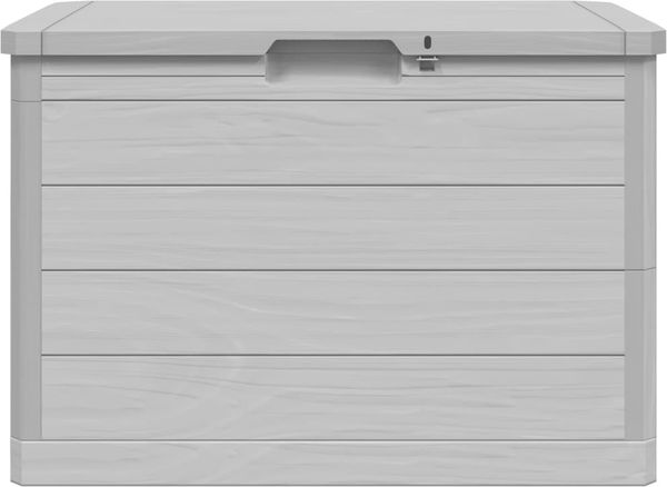 vidaXL Outdoor-Kissenbox Grau 77,5x44,5x53 cm Polypropylen 366603 Bild 5