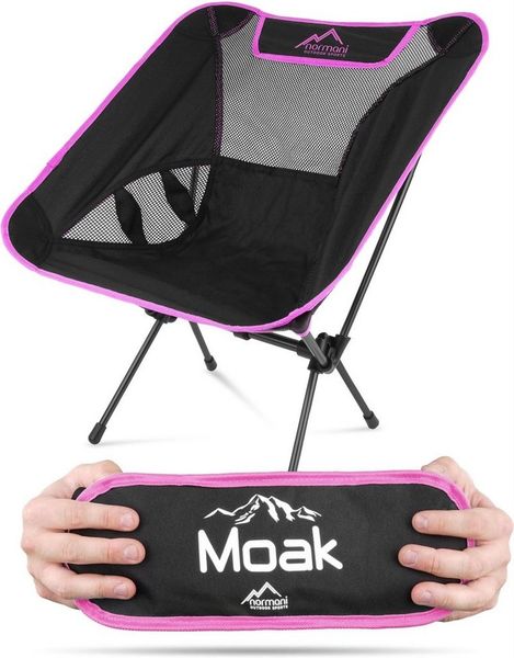 normani Campingstuhl Ultraleichter Campingstuhl Moak, Campingstuhl Angelstuhl - Gartenstuhl bis zu 135 kg