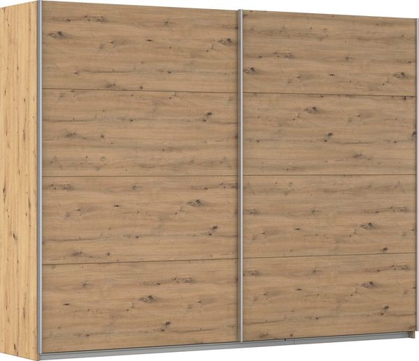 OTTO home Schwebetürenschrank Kleiderschrank Schrank Garderobe Schlafzimmerschrank THANOS (3 verschiedene Ausstattungen BASIC/CLASSIC/PREMIUM (inkl. SOFT-CLOSE) Optional mit Spiegel, Metall-Griffleisten alufarben MADE IN GERMANY