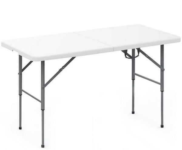 Kubus Campingtisch Klapptisch Haruto für Innen- und Außenbereiche, 60 cm (Tiefe) x 120 cm (Breite) x 75 cm (Höhe)