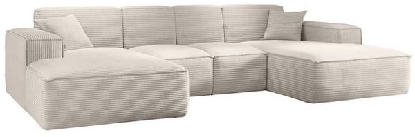 Kaiser Möbel Ecksofa Ecksofa, Eckcouch U form, SIENA stoff Poso Bild 4