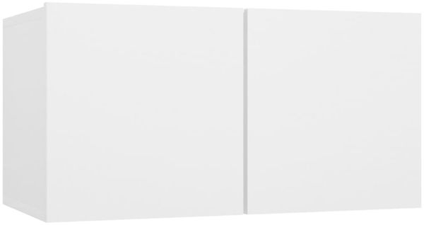 vidaXL 4-tlg. TV-Schrank-Set Weiß Spanplatte [3074453] Bild 5