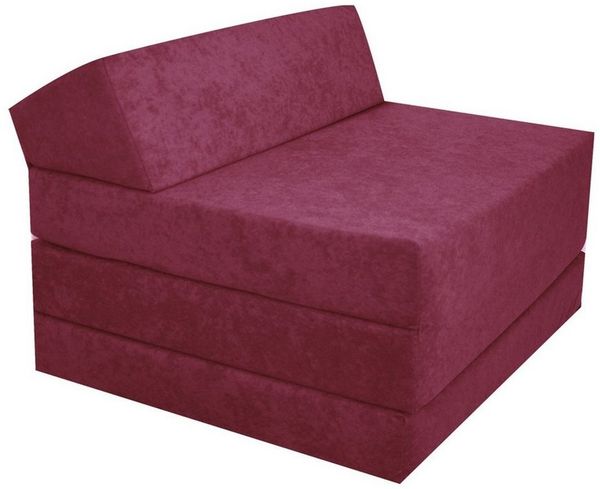 Klappmatratze Gästematratze Große 200 x 70 x 10 cm (Violett)