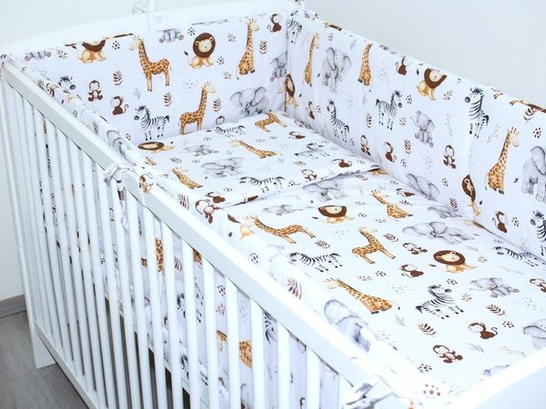 Primawela Bettnestchen Nestchen 360 cm Bettumrandung Baby Bett Kinder Nest Kopfumrandung
