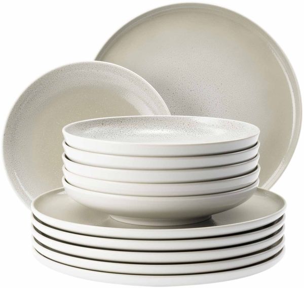 Seltmann Weiden Sento Home Tafelservice 12-teilig - Aura cream