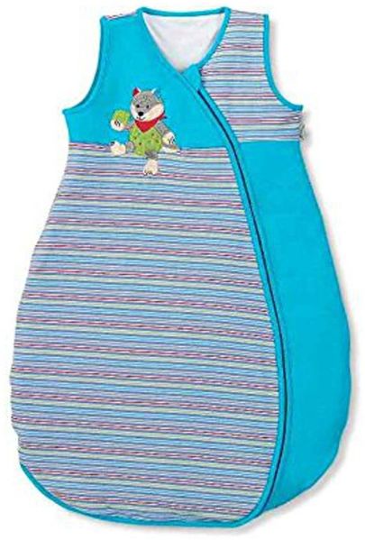 Sterntaler 9481402 Jersey-Schlafsack Wolf Wilbur 110cm