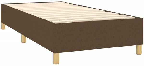 Boxspringbett Dunkelbraun 80x200 cm Stoff [3120916] Bild 4