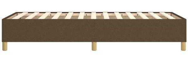 Boxspringbett Dunkelbraun 80x200 cm Stoff [3120916] Bild 6