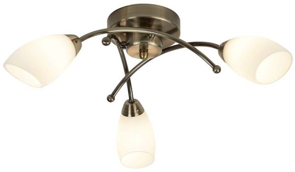 Deckenleuchte, Antik Messing, 50 cm, OPERA