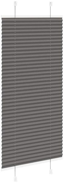 vidaXL Plissee Schwarz 55x150 cm Stoffbreite 54,4 cm Polyester 4015134 Bild 4