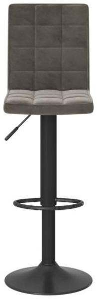 vidaXL Barhocker Dunkelgrau Samt [335753]