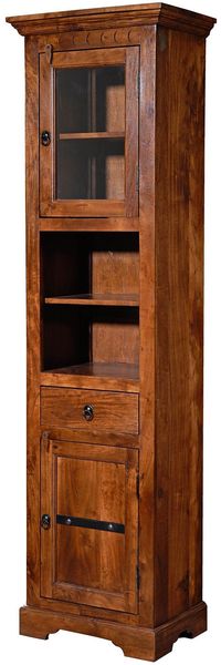 Hochschrank Akazie 52x36x187 nougat lackiert OXFORD #1004