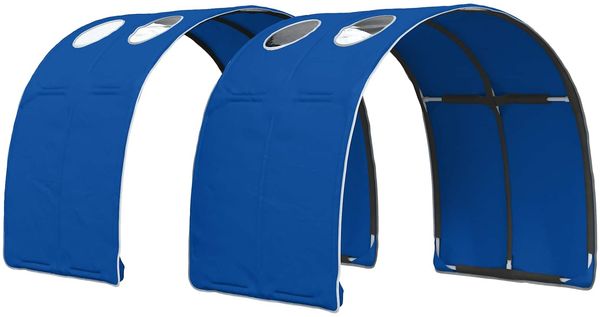vidaXL Bett mit Tunnel 4 pcs Sonoma Eiche und Blau Holzwerkstoff 3423529 Bild 5