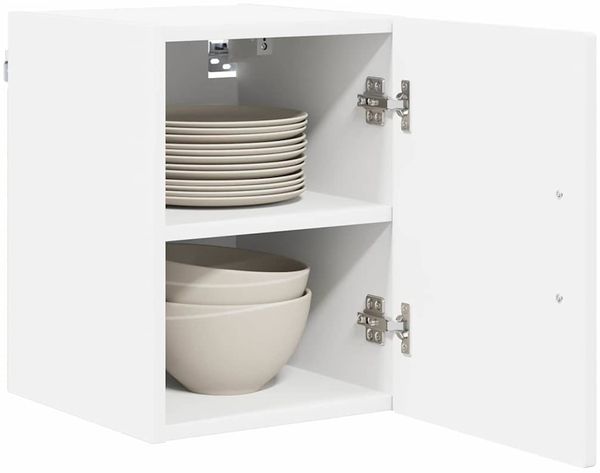 vidaXL Wandschrank PORTO 2 pcs Weiß 30 x 31 x 40 cm Holzwerkstoff 885206 Bild 3