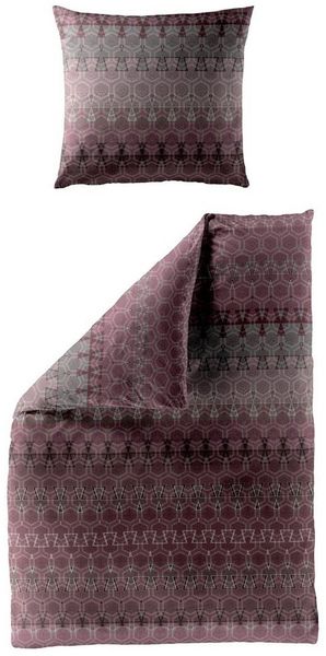 Traumschloss Bettwäsche Mako-Baumwolle, Mako-Satin, 2 teilig, Digitaldruck, orientalische Muster, rubin