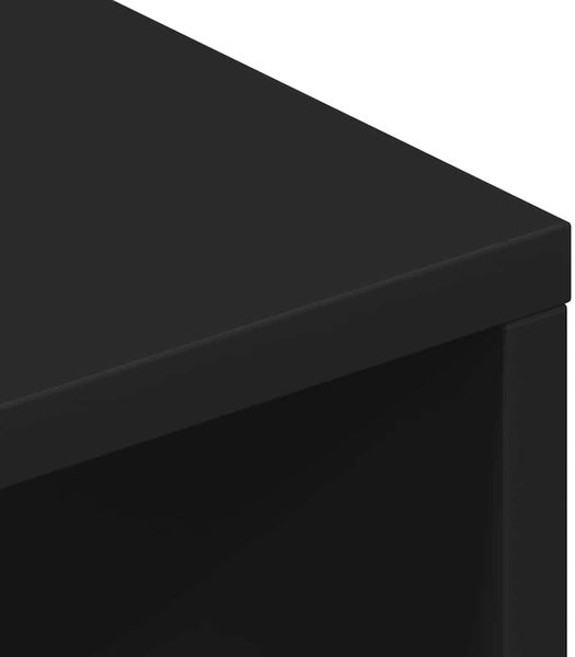 vidaXL TV-Schrank Schwarz 100x40x40 cm Holzwerkstoff 862402 Bild 8