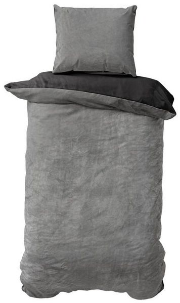 Müskaan Bettwäsche Wende Nicky Plüsch Winter Bettbezug Set Cashmere Touch Coral Fleece, Fleece, 2 teilig, warmer Bezug mit YKK Reißverschluss und Kissenbezug
