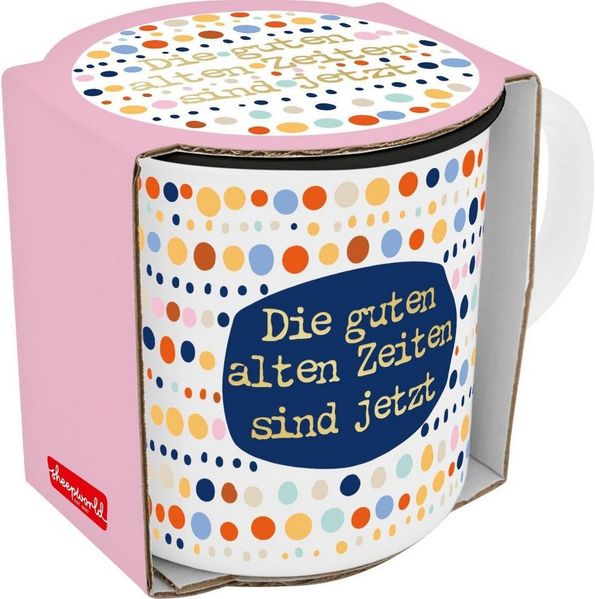 XL Tasse Becher Tee Kaffeetasse 52cl Geschenk Sheepworld ZEITEN 74838