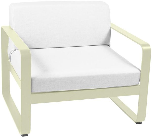 Bellevie Lounge-Sessel Outdoor 65 Lindgrün 81 Grauweiß